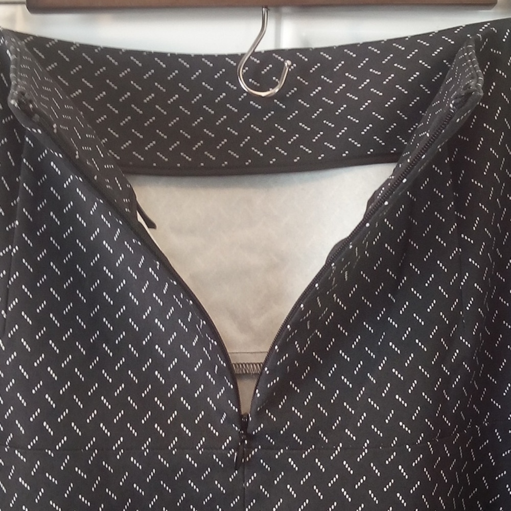 Lane Bryant black and white printed skirt - Picture 4 of 5